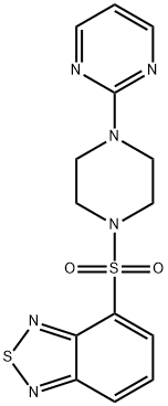 4-(4-pyrimidin-2-ylpiperazin-1-yl)sulfonyl-2,1,3-benzothiadiazole Struktur