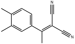 2-[1-(3,4-dimethylphenyl)ethylidene]propanedinitrile Struktur