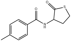 4-methyl-N-(2-oxothiolan-3-yl)benzamide Struktur