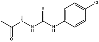 1-acetamido-3-(4-chlorophenyl)thiourea Struktur