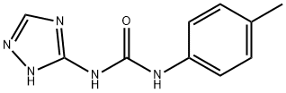 1-(4-methylphenyl)-3-(1H-1,2,4-triazol-5-yl)urea Struktur