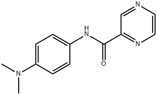 N-[4-(dimethylamino)phenyl]pyrazine-2-carboxamide Struktur