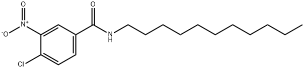 4-chloro-3-nitro-N-undecylbenzamide Struktur