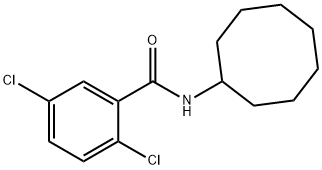 2,5-dichloro-N-cyclooctylbenzamide Struktur