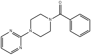 phenyl-(4-pyrimidin-2-ylpiperazin-1-yl)methanone Struktur