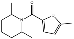 (2,6-dimethylpiperidin-1-yl)-(5-methylfuran-2-yl)methanone Struktur