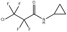 3-chloro-N-cyclopropyl-2,2,3,3-tetrafluoropropanamide Struktur