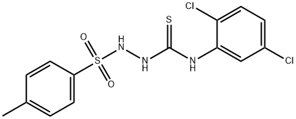 1-(2,5-dichlorophenyl)-3-[(4-methylphenyl)sulfonylamino]thiourea Struktur