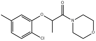 2-(2-chloro-5-methylphenoxy)-1-morpholin-4-ylpropan-1-one Struktur