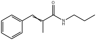 (E)-2-methyl-3-phenyl-N-propylprop-2-enamide Struktur