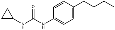 1-(4-butylphenyl)-3-cyclopropylurea Struktur