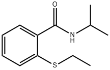 2-ethylsulfanyl-N-propan-2-ylbenzamide Struktur