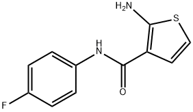 2-amino-N-(4-fluorophenyl)thiophene-3-carboxamide Struktur