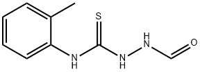 N-[(2-methylphenyl)carbamothioylamino]formamide Struktur