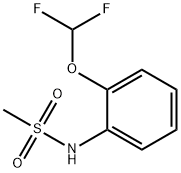 N-[2-(difluoromethoxy)phenyl]methanesulfonamide Struktur