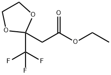 ethyl 2-(2-(trifluoromethyl)-1,3-dioxolan-2-yl)acetate