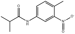 2-methyl-N-(4-methyl-3-nitrophenyl)propanamide Struktur