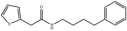 N-(4-phenylbutyl)-2-thiophen-2-ylacetamide Struktur