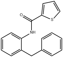 N-(2-benzylphenyl)thiophene-2-carboxamide Struktur