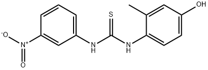 1-(4-hydroxy-2-methylphenyl)-3-(3-nitrophenyl)thiourea Struktur