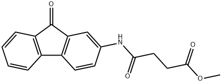 methyl 4-oxo-4-[(9-oxofluoren-2-yl)amino]butanoate Struktur