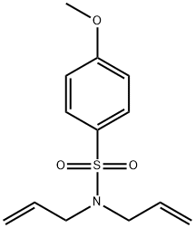 4-methoxy-N,N-bis(prop-2-enyl)benzenesulfonamide Struktur