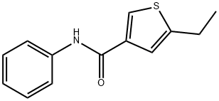 5-ethyl-N-phenylthiophene-3-carboxamide Struktur