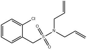 1-(2-chlorophenyl)-N,N-bis(prop-2-enyl)methanesulfonamide Struktur