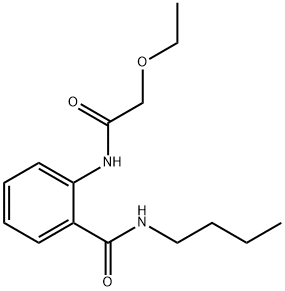 N-butyl-2-[(2-ethoxyacetyl)amino]benzamide Struktur