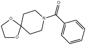 1,4-dioxa-8-azaspiro[4.5]decan-8-yl(phenyl)methanone Struktur