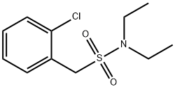 1-(2-chlorophenyl)-N,N-diethylmethanesulfonamide Struktur