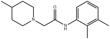 N-(2,3-dimethylphenyl)-2-(4-methylpiperidin-1-yl)acetamide Struktur