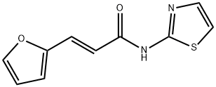 (E)-3-(furan-2-yl)-N-(1,3-thiazol-2-yl)prop-2-enamide Struktur