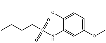 N-(2,5-dimethoxyphenyl)butane-1-sulfonamide Struktur