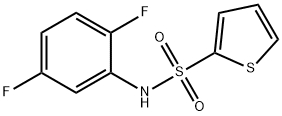 N-(2,5-difluorophenyl)thiophene-2-sulfonamide Struktur