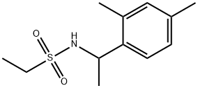 N-[1-(2,4-dimethylphenyl)ethyl]ethanesulfonamide Struktur