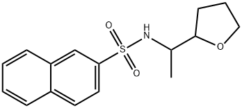 N-[1-(oxolan-2-yl)ethyl]naphthalene-2-sulfonamide Struktur