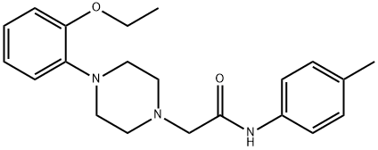 2-[4-(2-ethoxyphenyl)piperazin-1-yl]-N-(4-methylphenyl)acetamide Struktur