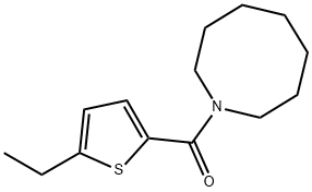 azocan-1-yl-(5-ethylthiophen-2-yl)methanone Struktur