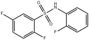 2,5-difluoro-N-(2-fluorophenyl)benzenesulfonamide Struktur