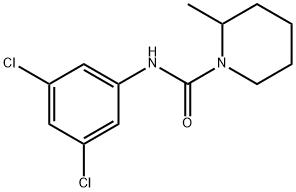 N-(3,5-dichlorophenyl)-2-methylpiperidine-1-carboxamide Struktur