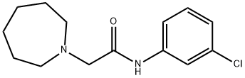 2-(azepan-1-yl)-N-(3-chlorophenyl)acetamide Struktur