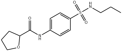 N-[4-(propylsulfamoyl)phenyl]oxolane-2-carboxamide Struktur