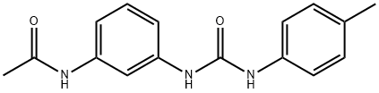 N-[3-[(4-methylphenyl)carbamoylamino]phenyl]acetamide Struktur