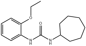 1-cycloheptyl-3-(2-ethoxyphenyl)urea Struktur