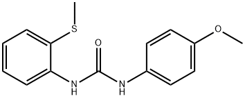 1-(4-methoxyphenyl)-3-(2-methylsulfanylphenyl)urea Struktur