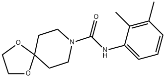 N-(2,3-dimethylphenyl)-1,4-dioxa-8-azaspiro[4.5]decane-8-carboxamide Struktur