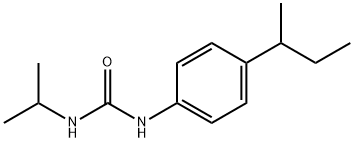 1-(4-butan-2-ylphenyl)-3-propan-2-ylurea Struktur