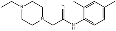 N-(2,4-dimethylphenyl)-2-(4-ethylpiperazin-1-yl)acetamide Struktur