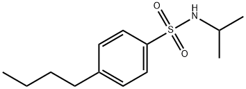 4-butyl-N-propan-2-ylbenzenesulfonamide Struktur